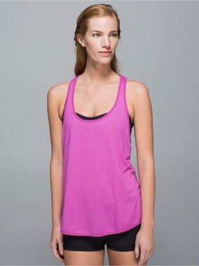 32. lululemon singlet Hot Pink Racerback Tank